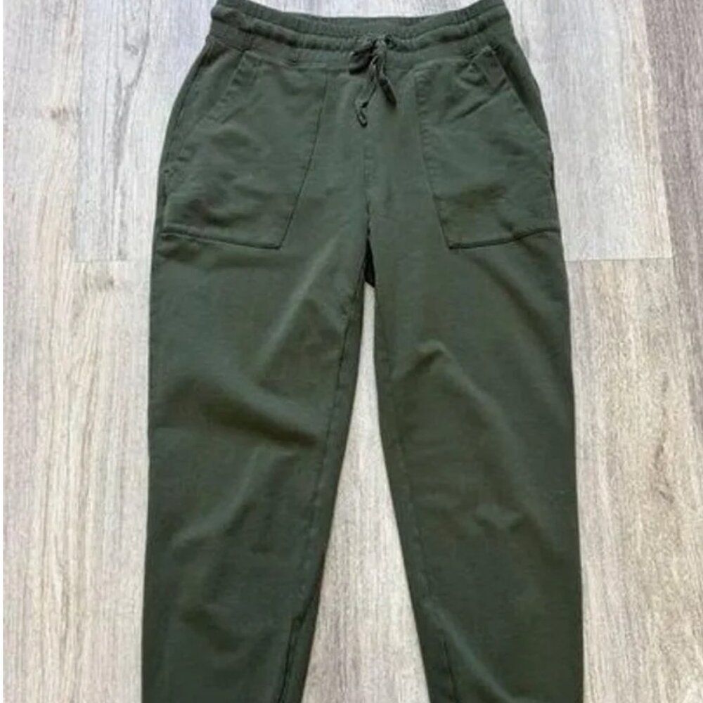 Daily Ritual Joggers Lounge Pants with Pockets Olive Green‎ size XS